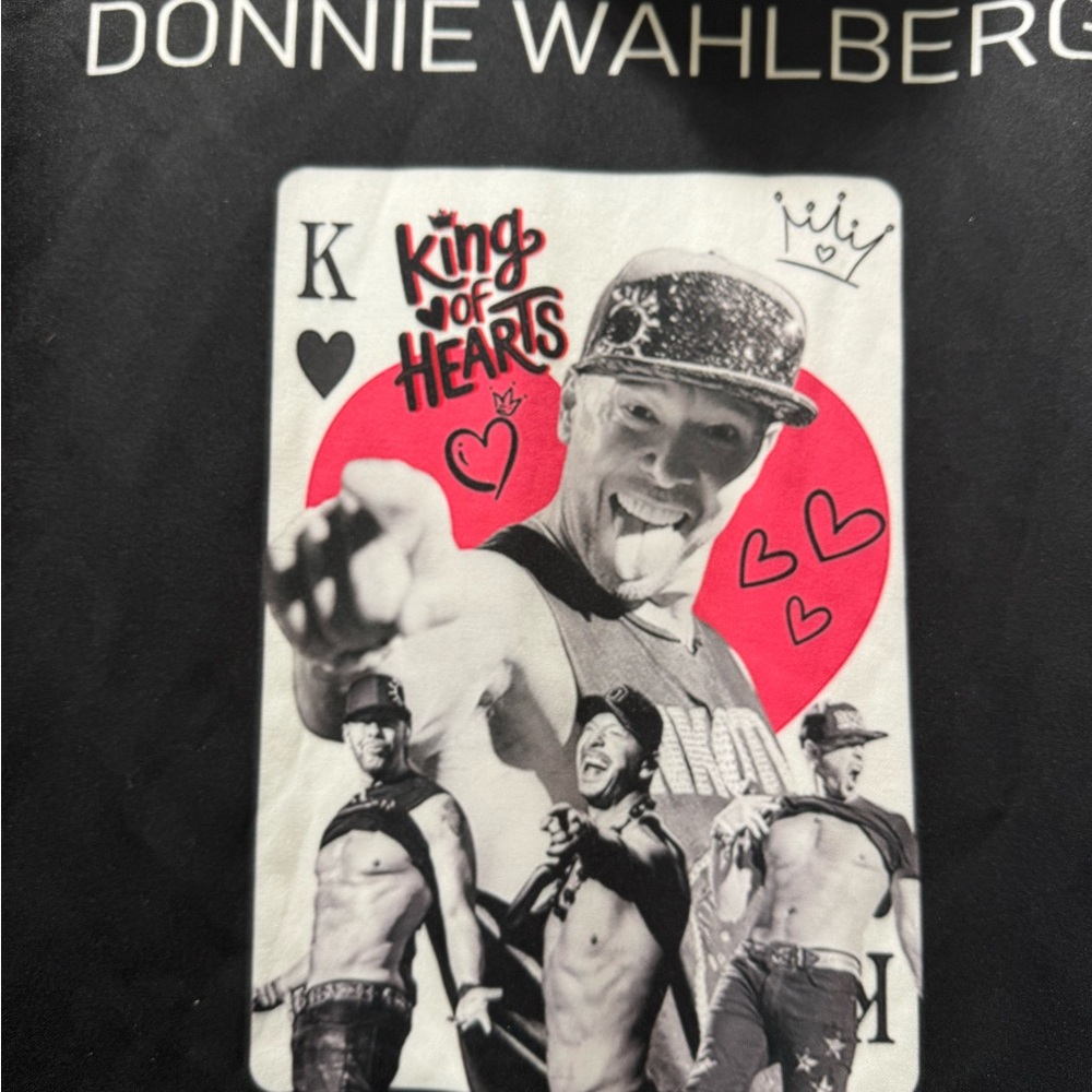Donnie Wahlberg Black Graphic Zip-Up - Picture 6 of 7